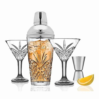 Godinger Silver Dublin Crystal 4-pc. Martini Set