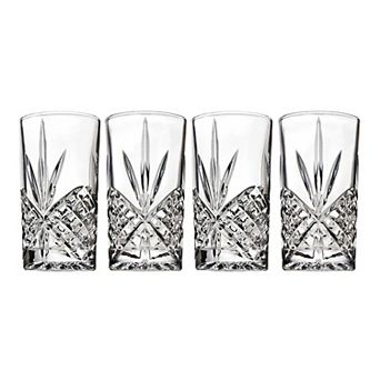 Godinger Silver 4-Pack Dublin Crystal Highball Glasses