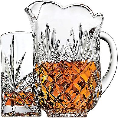 Godinger Silver Dublin Crystal 5-Piece Pitcher & Highball Set