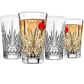 Godinger Silver Dublin Crystal All-Purpose Glasses - Set of 4