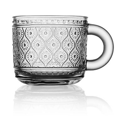 Godinger Silver Claro Clear Espresso Mugs - Set of 4