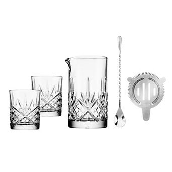 Godinger Silver Dublin Crystal 6 pc Mixing Pitcher Set