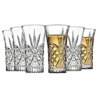 Godinger Silver Dublin Crystal Vodka Shooters - Set of 6