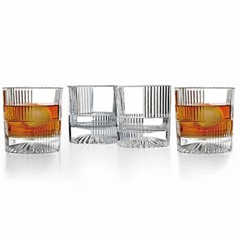 Godinger Silver Scatola Double Old-Fashioned Glasses - Set of 4