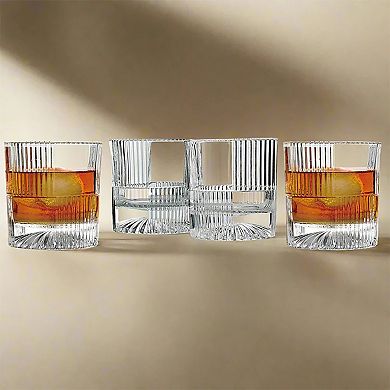 Godinger Silver Scatola Double Old-Fashioned Glasses - Set of 4