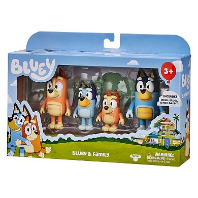Bluey & Family 4-pc. Action Figure Set