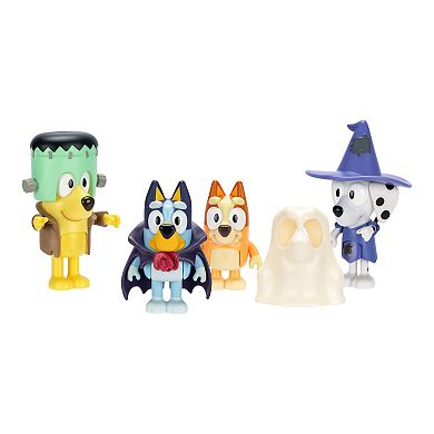 Bluey 4-pc. Halloween Costume Party Action Figure Set
