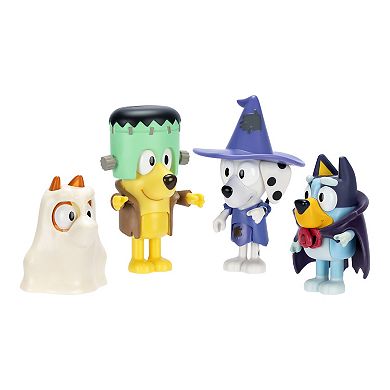 Bluey 4-pc. Halloween Costume Party Action Figure Set