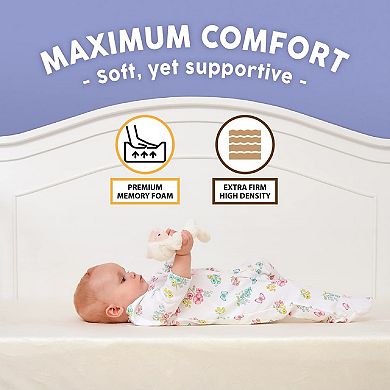 my first Memory Foam Waterproof Crib Mattress
