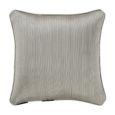 Five Queens Court Medellin Square Embellished Decorative Throw Pillow