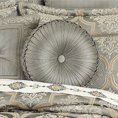 Five Queens Court Medellin Tufted Round Decorative Throw Pillow