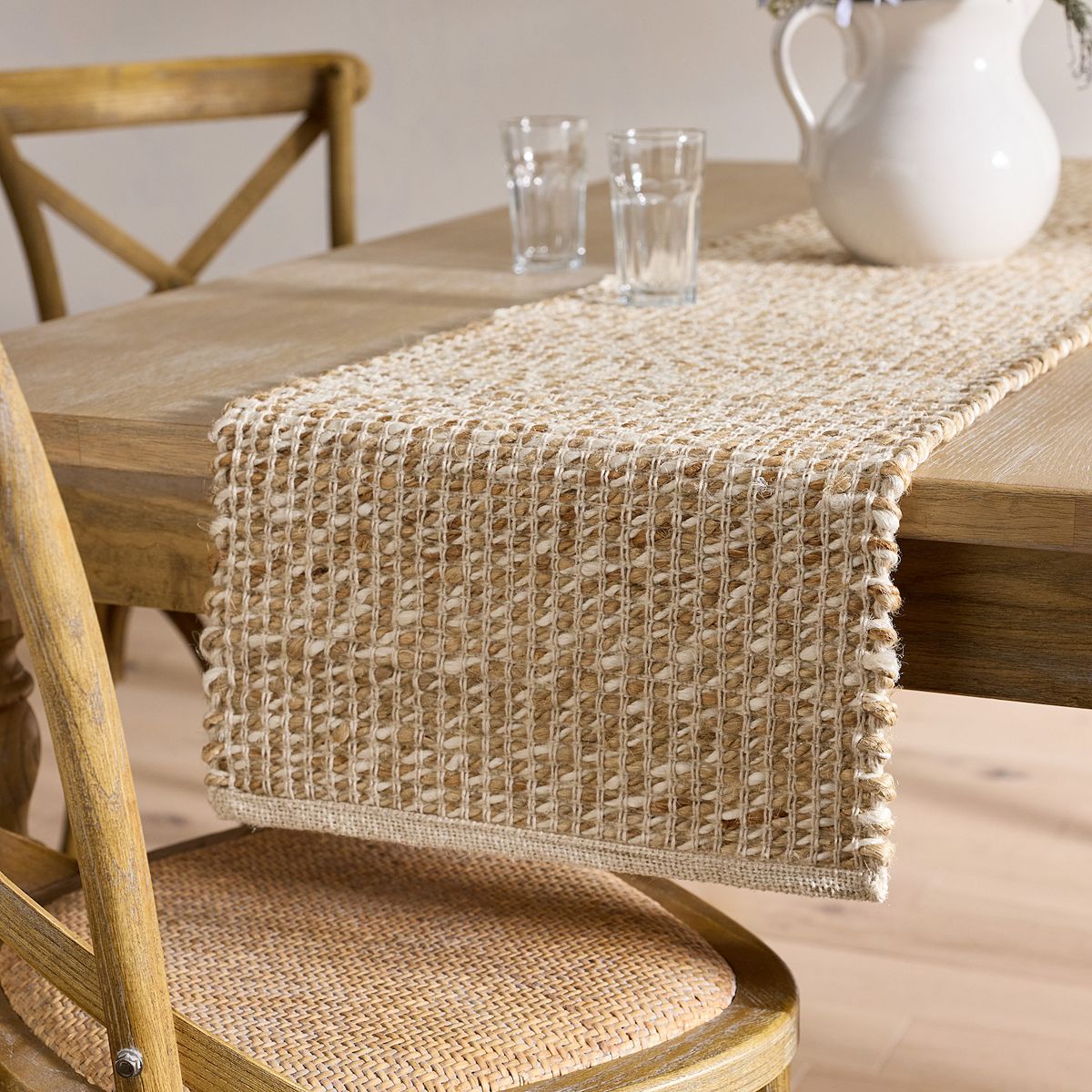Mingle & Co. Mixed Jute Table Runner