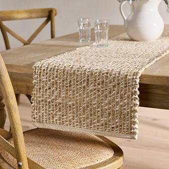 Mingle & Co. Mixed Jute Table Runner