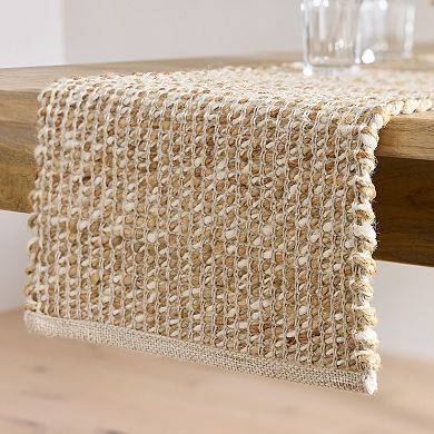 Mingle & Co. 2-pk. Mixed Jute Table Runner