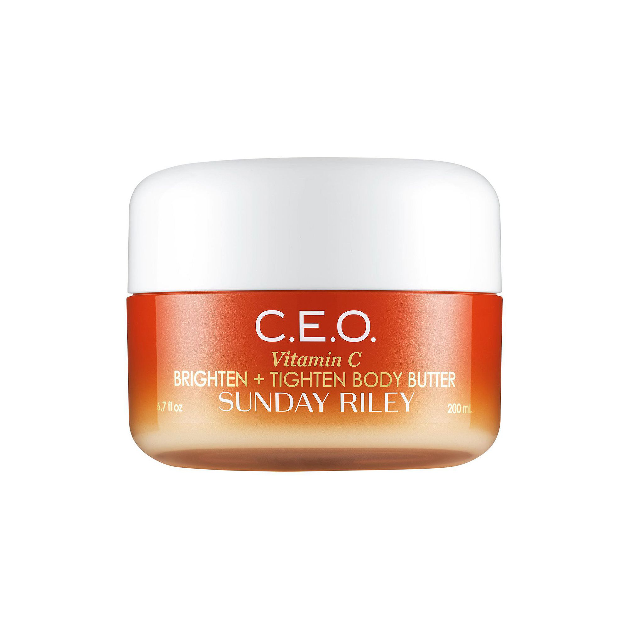 SUNDAY RILEY C.E.O. Vitamin C Brighten + Tighten Body Butter, Size: 6.7 Oz,