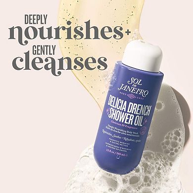Delicia Drench Moisturizing Shower Oil for Dry Skin