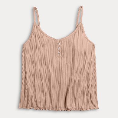 Women's Sonoma Goods For Life Elevated Rib Cami Pajama Top