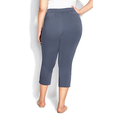Avenue Women's Plus Size Super Stretch Crop Pant