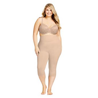 Avenue Women's Plus Size Seamless Hi Waist Capri