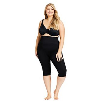 Avenue Women's Plus Size Seamless Hi Waist Capri