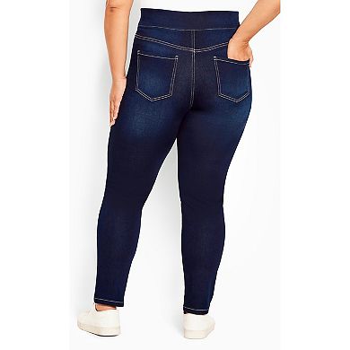 Avenue Women's Plus Size Tall Hi Rise Jegging