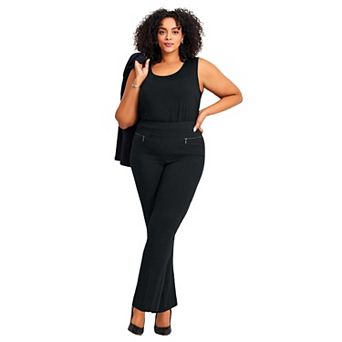 Avenue Women's Plus Size Super Stretch Zip Pant