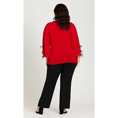 Avenue Women's Plus Size Tall Super Stretch Bootcut Pant