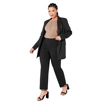 Avenue Women's Plus Size Tall Super Stretch Bootcut Pant