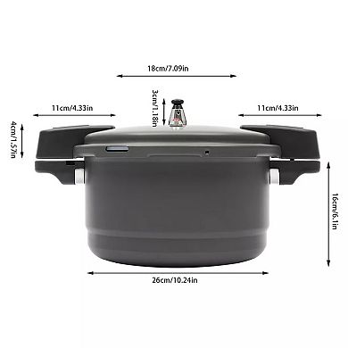 Aluminum Alloy Pressure Cooker Large Capacity 9.5 Qt