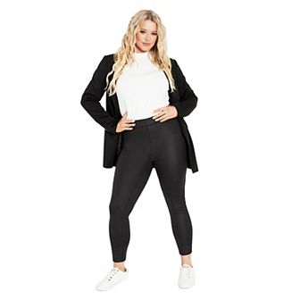 Avenue Women's Plus Size Nina Vegan Leather Pant