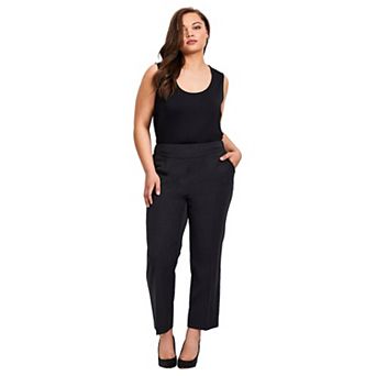 Avenue Women's Plus Size Tall Cool Hand Straight Leg Pant