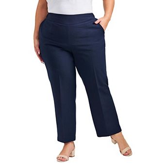 Avenue Women's Plus Size Tall Cool Hand Straight Leg Pant
