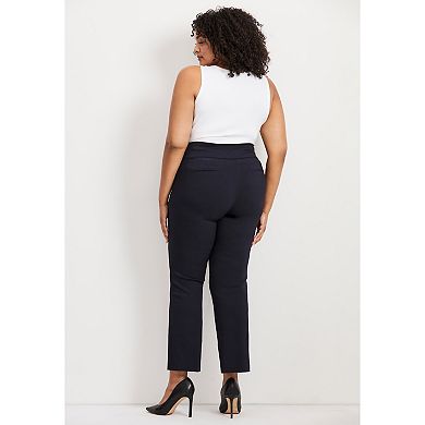 Avenue Women's Plus Size Super Stretch Straight Leg Pant