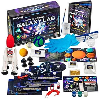Space Science Kit, Solar System Kit With A Rocket, Outer Space Craft Stickers