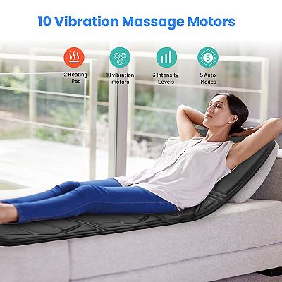 vibrating massage bed pad Amazon.com: GhostBed Massage Mat with 3