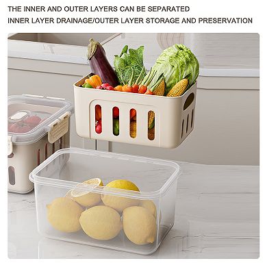5pcs Food Storage Box Set - Airtight, Bpa-free, Stackable Kitchen Storage Container