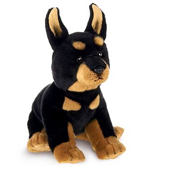 Thor Plush Doberman Stuffed Animal Puppy Dog, 13 in For Ages 3-14