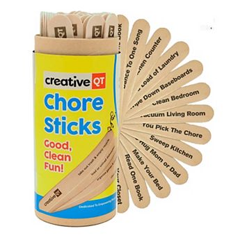 Chore Sticks For Kids, Make Chores A Game, Interactive Family Activity