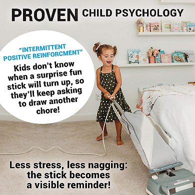 Chore Sticks For Kids, Make Chores A Game, Interactive Family Activity