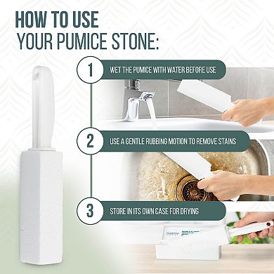 Powerhouse Pumice Toilet Bowl Cleaning Stone, 4 Pack