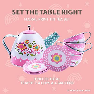 My First Tea Party Gift Set, 12-piece Set Includes Book, Tea Set, Hat, And Purse
