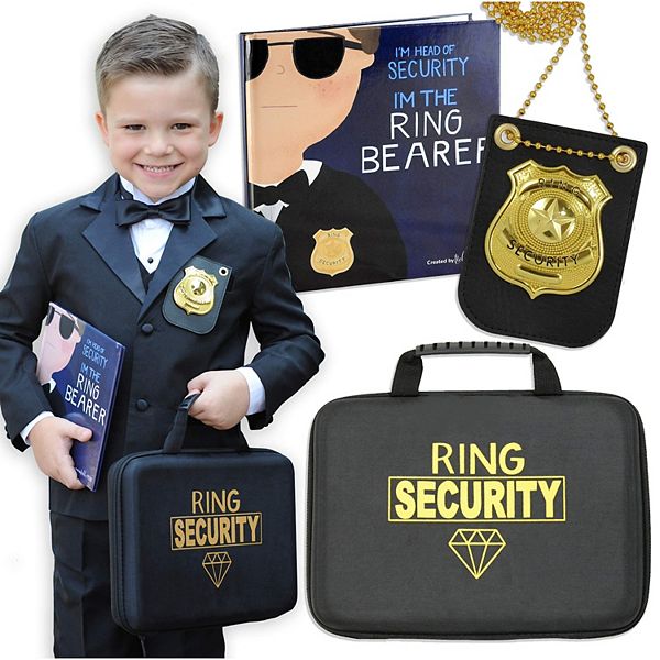 Secret Service Ring Bearer Security Outfit Ring Bearer Gift Set