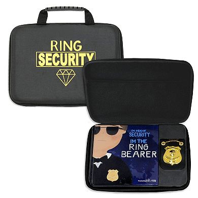 Ring Bearer Gift Set, Includes Book, Badge, And Wedding Ring Security Briefcase