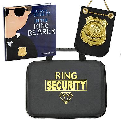 Ring Bearer Gift Set, Includes Book, Badge, And Wedding Ring Security Briefcase