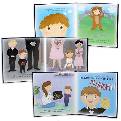 Ring Bearer Gift Set, Includes Book, Badge, And Wedding Ring Security Briefcase