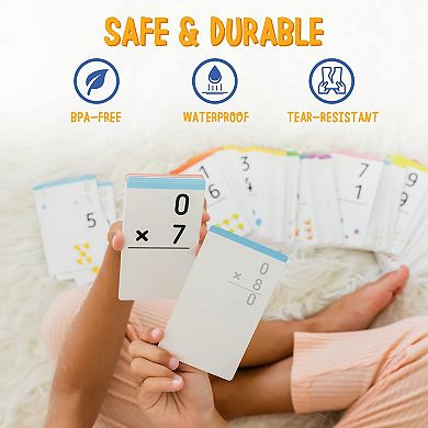 Multiplication Flash Cards For Kids - Multiplication Facts (set Of 169)