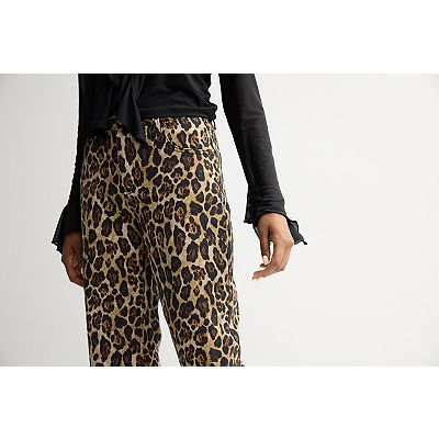 Women's Intempo Animal Print Straight Leg Pant