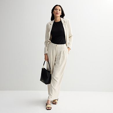 Women's Nine West Pleated Linen Pants