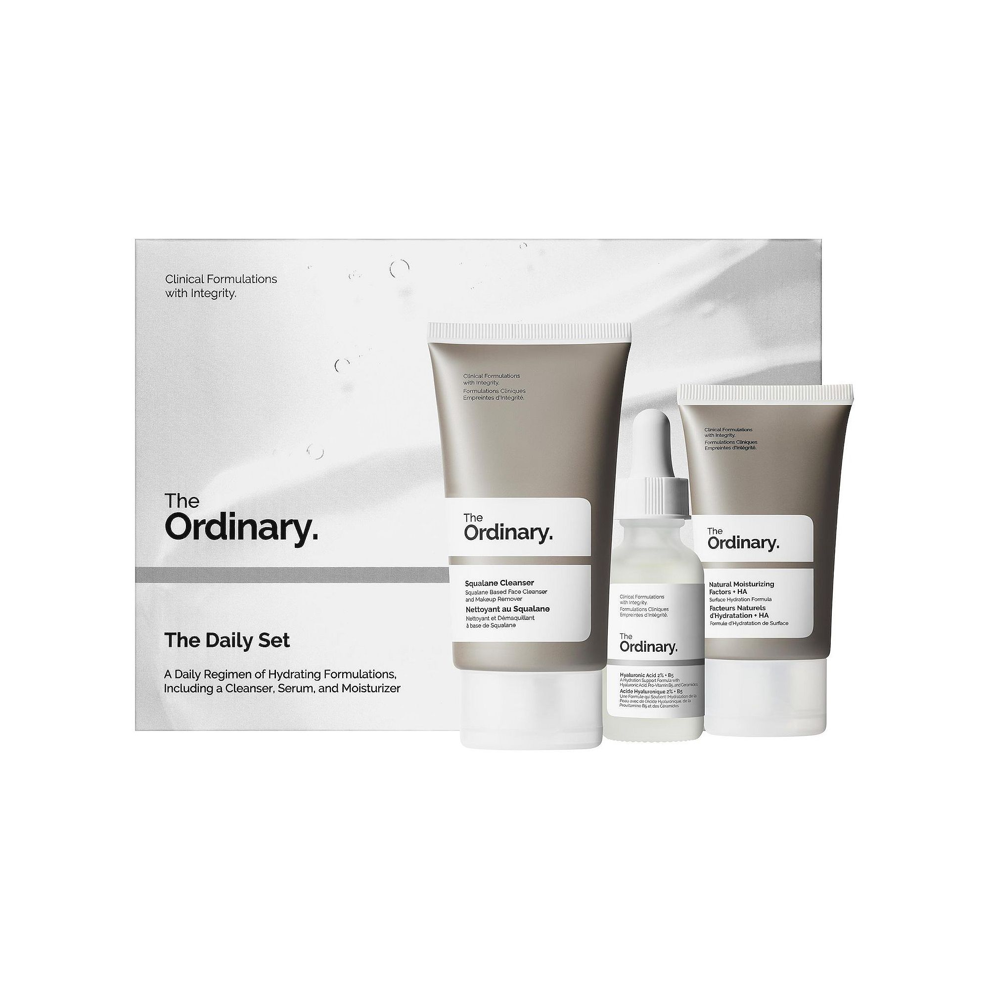 The Ordinary The Daily Set with Hyaluronic Acid Serum, Size: 8.1 FL Oz, Non