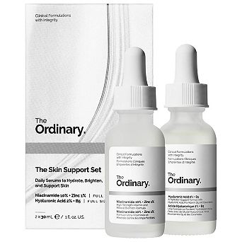 The Ordinary The Skin Support Set with Niacinamide + Hyaluronic Acid